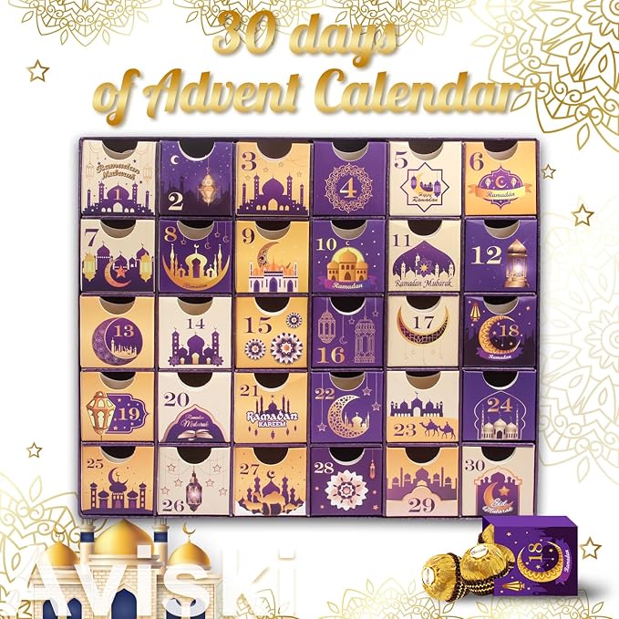 Purple Ramadan Calendar